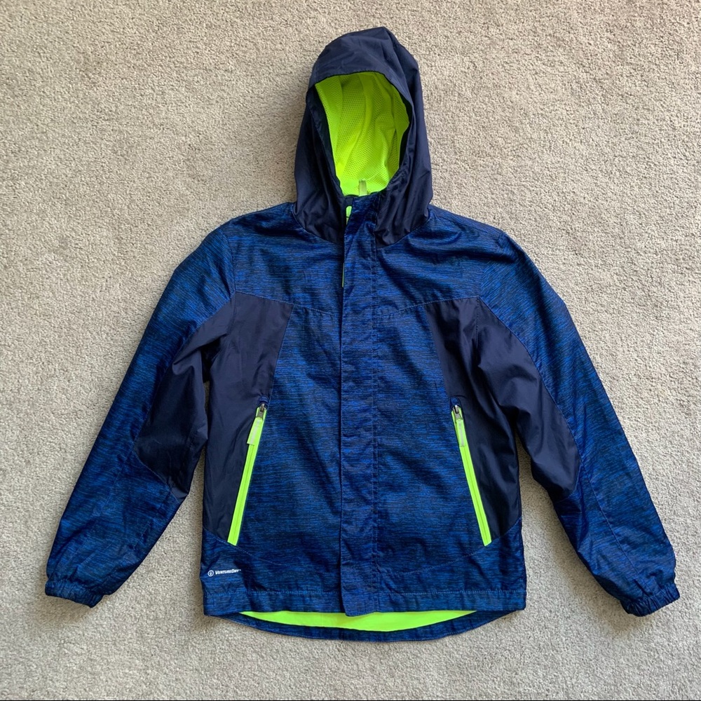 Old Navy boys lightweight windbreaker rain jacket size 8